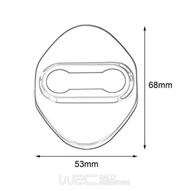 CACHE DE PROTECTION POUR SERRURE DE PORTE SUZUKI